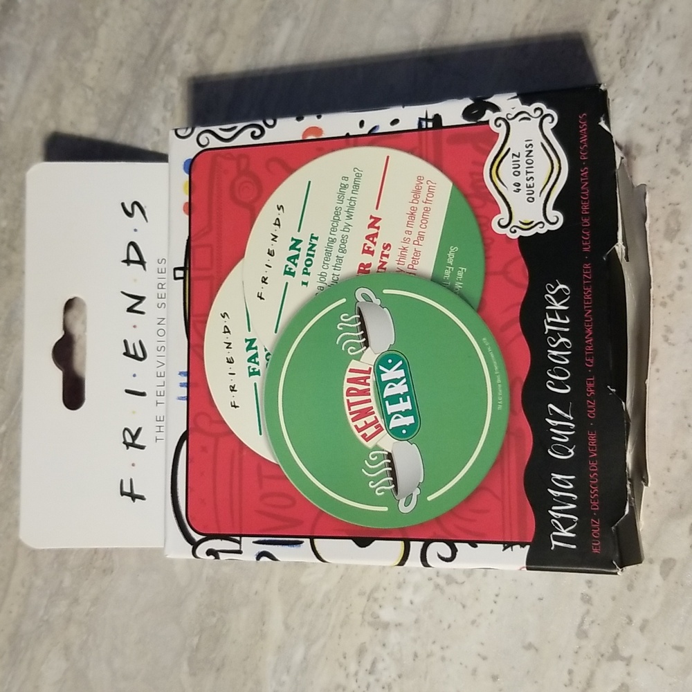 FRIENDS Central Perk Trivia Coasters